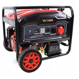 Generator de curent trifazat Weima WM 8500 ET, benzină 17 CP
