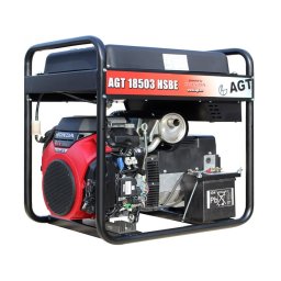 Generator curent benzină AGT 18503 HSBE trifazat AVR 13.8 kW, pornire electrică