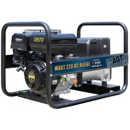 Generator curent pe benzină AGT WAGT 220DC RaSBE, monofazat 5,2 kW, pornire electrică