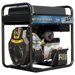 Generator curent benzină AGT 12501 - monofazat - 11,5 kW - pornire electrică - pentru uz profesional