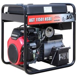 Generator curent pe benzină AGT 11501 HSBE R45 12 kW monofazat, pornire electrică, AVR opțional