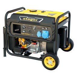 Generator invertor Stager DigiS 9500iea 9,5 kW – open-frame, benzină, pornire electrică