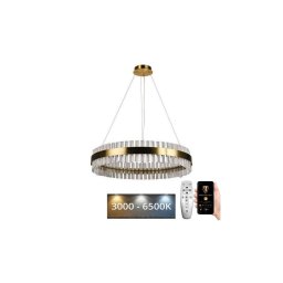 Lustră LED de cristal dimabilă pe cablu LED/55W/230V + telecomandă