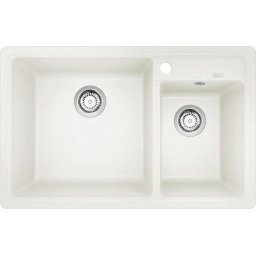 526226 Blanco Legra 8 - Chiuvetă silgranit, 78x50 cm, alb