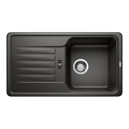 526078 Blanco Favos mini - Chiuvetă silgranit, 78x44 cm, negru