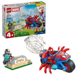 Set LEGO Marvel Super Heroes - Spidey pe motocicletă vs Rhino (11206)