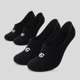 GymBeam Șosete No-Show 2Pack Black L