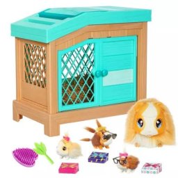 Little Live Pets: Mamă porcușor de Guineea cu pui