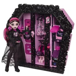 Monster High: Vestiar super cool cu păpușa Draculaura