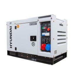 Generator de curent trifazat cu motor diesel Hyundai DHY10000SE-T, 7,6 kW