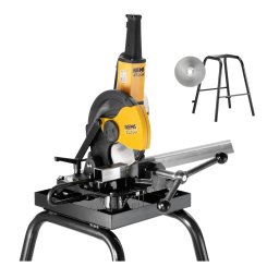 Fierăstrău circular pentru metal REMS Turbo K SuperPack – 1200 W, disc 225 mm, suport