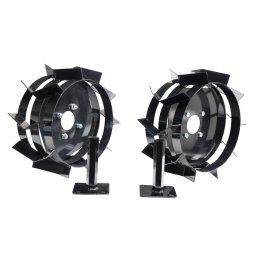 Set 2 roți metalice Progarden 400x8 – manicot 23 mm, lățime 180 mm
