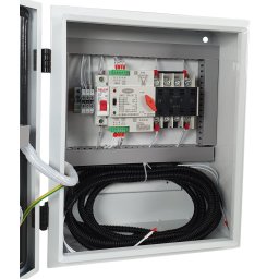 Automatizare Stager YA40063F12TA 63 A – trifazată 400 V, MEBAY ATS220, 12 Vcc