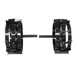Set roți metalice Progarden 440x180 – manicot cu flanșe, hex 23 mm