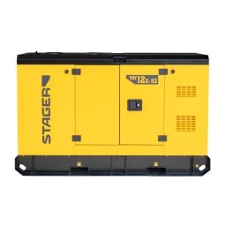 Generator insonorizat Stager YDY12S-S3 – 12 kVA, diesel, dual monofazat/trifazat