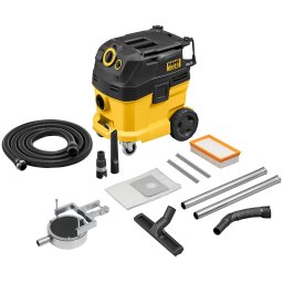 Aspirator umed-uscat REMS Pull 2 L 1200 W – 31 l, clasa L, curățare automată a filtrului