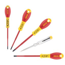 Set șurubelnițe izolate VDE Stanley XTHT0-62692 – 5 piese, 1000 V