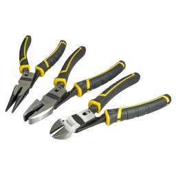 Set 3 clești Stanley Fatmax FMHT0-72415 – diagonal, combinat, vârf lung