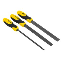 Set 3 rașpele Stanley 0-22-477 – 200 mm, pentru lemn