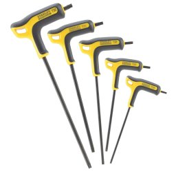 Set 5 chei Torx cu mâner în P Stanley FMHT0-69048 – T10, T15, T20, T25, T30
