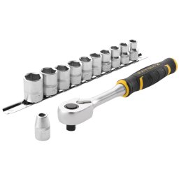 Set clichet Stanley FMMT82680-0 – 120 dinți, 3/8", 22 piese