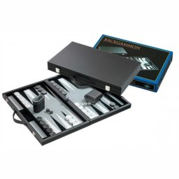 Joc de table Philos Gri, piele sintetică, mediu și mare - Gri, mediu
