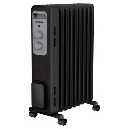 Radiator electric cu ulei Sencor SOH 3309BK, 9 elementi, 2000W, protectie supraincalzire, functie anti inghet, Negru