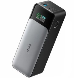 Baterie externa Anker 737 24.000 mAh 140W GaN Prime Smart Digital Display 2x USB-C USB-A PowerDelivery 3.1 Negru-Gri