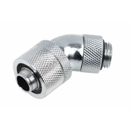 Fiting Cooler CPU Alphacool HF screw connection 45° 1/4", chrome, 45 grade, G1/4, 16/10mm