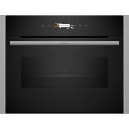 Cuptor cu microunde incorporabil Neff C24MR21N0, N70 , Fabricat in Germania, Ecran TFT tactil, Tehnologie Inverter, Deschidere si inchidere lina, Functie favorita, Home Connect, 60 x 45 cm, Otel inoxidabil