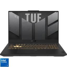 Laptop Gaming ASUS TUF A17 FX707VJ, Procesor Intel® Core™ 5 210H, Display 17.3'' Full HD (1920x1080), IPS, Memorie RAM 16GB DDR4, Capacitate 512GB SSD, Placa video dedicata NVIDIA® GeForce RTX™ 3050 6GB GDDR6, No OS, Mecha Gray (INT Keyboard)
