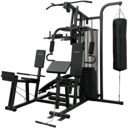 Aparat multifunctional Techfit MXT-800, greutate maxima utilizator 120kg, 4 posturi de lucru, Negru