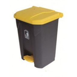Cos de gunoi Limpio B2-010B, din plastic, cu pedala, 45 L