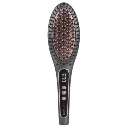 Perie pentru netezire par Cecotec Bamba InstantCare, 61W, 220 °C, Ionizare, Gri