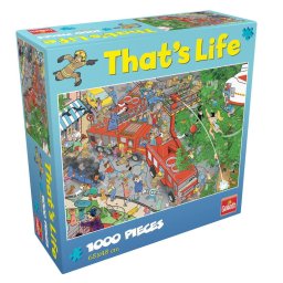 Puzzle Cauta si Gaseste - Brigada de pompieri, 1000 piese- Goliath