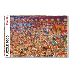 Puzzle Piatnik, Beer Festival Illustration - François Ruyer, 1000 piese