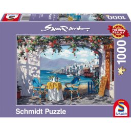 Puzzle Schmidt: Sam Park - Rendez-vous in Mykonos, 1000 piese