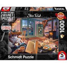 Puzzle Schmidt: Steve Read - Secret Puzzles - In casa de vacanta, 1000 piese