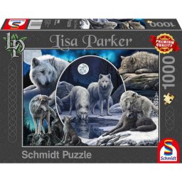 Puzzle Schmidt: Lisa Parker - Lupii magnifici, 1000 piese