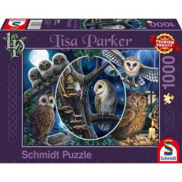 Puzzle Schmidt: Lisa Parker - Bufnitele misterioase, 1000 piese