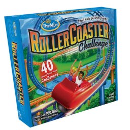 Joc de logica cu 40 de provocari, Thinkfun - Roller Coaster Challenge, 6+ ani