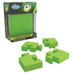 Joc de inteligenta Thinkfun - Brainteaser: 4-Piece Jigsaw, 4 piese de puzzle, 8+ ani