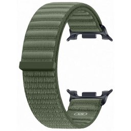 Curea Smartwatch Samsung Fabric Band ET-SVL32SGEGEU, pentru Galaxy Watch9, S/M, Verde Olive
