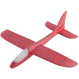 Avion planor cu lumini 47 cm Grafix GR640010, Varsta 3 ani, Rosu