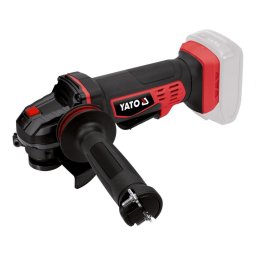 Polizor unghiular Yato YT-82827, 18V, diametru disc 125 mm, viteza 10000 rpm, fara acumulator, Negru/Rosu