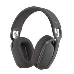 Casti Office/Call Center Logitech Zone Vibe TEAMS, ZOOM, GOOGLE, Microfon, Native Bluetooth 5.2, Noise-canceling, Negru