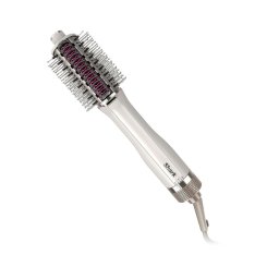 Perie electrica de par cu aer cald Shark SmoothStyle HT202EU, 900W, Placi ceramice, 3 trepte temperatura, Par umed/uscat, cablu 1.8 m, Alb