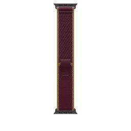 Curea pentru Apple Watch 49mm Burgundy Trail Loop - M/L - Black Titanium Finish