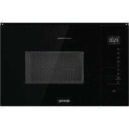 Cuptor cu microunde încorporat Gorenje BMI251SG3BG, 25 l, 1200 W, 5 niveluri, 15 programe, Grătar, Dezghețare, AquaClean, Negru