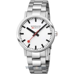 Mondaine Mondaine A660.30360.11SBJ Mens Watch SBB Classic 40mm 5ATM A660.30360.11SBJ